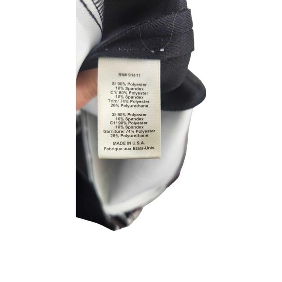 Clover Canyon Scuba Mini Bodycon Dress Trinity Houndstooth Print Sheath sz Small - Picture 7 of 15